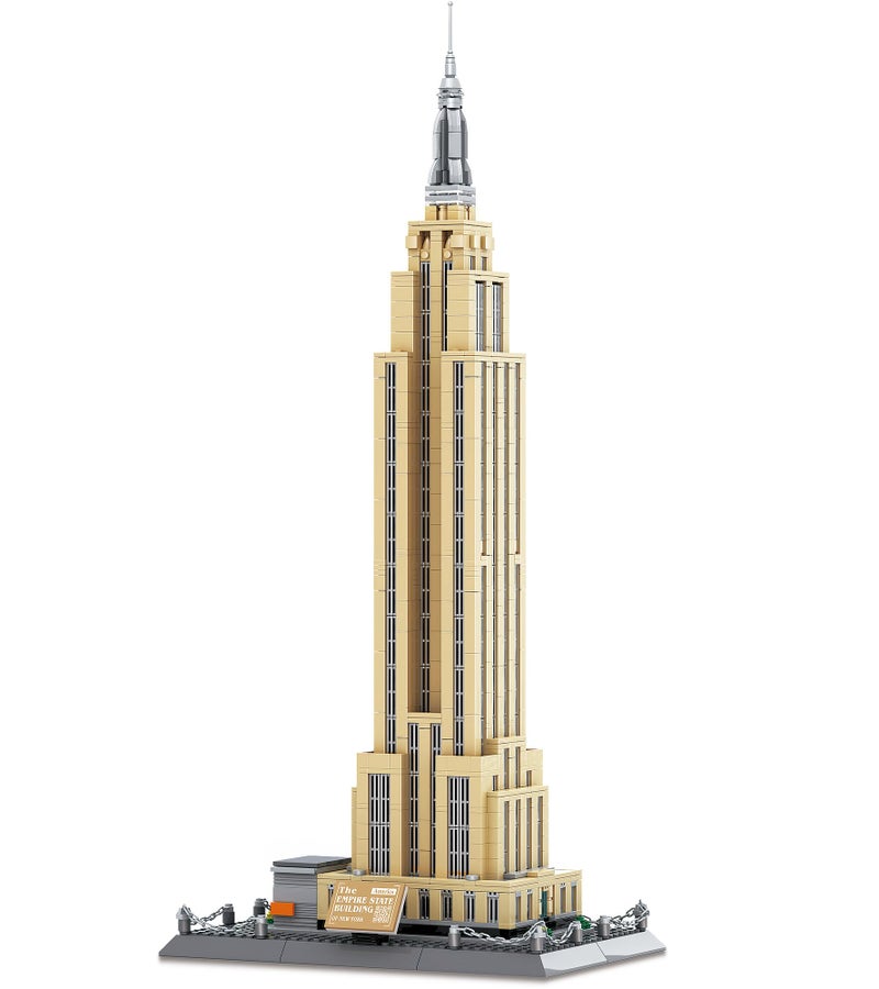 Apostrophe Games Empire State Building Block Set (1,559 Pieces) Officially Licensed - New York's Empire State Building Famous Landmark Series - Architecture Model for Kids and Adults - Image 3